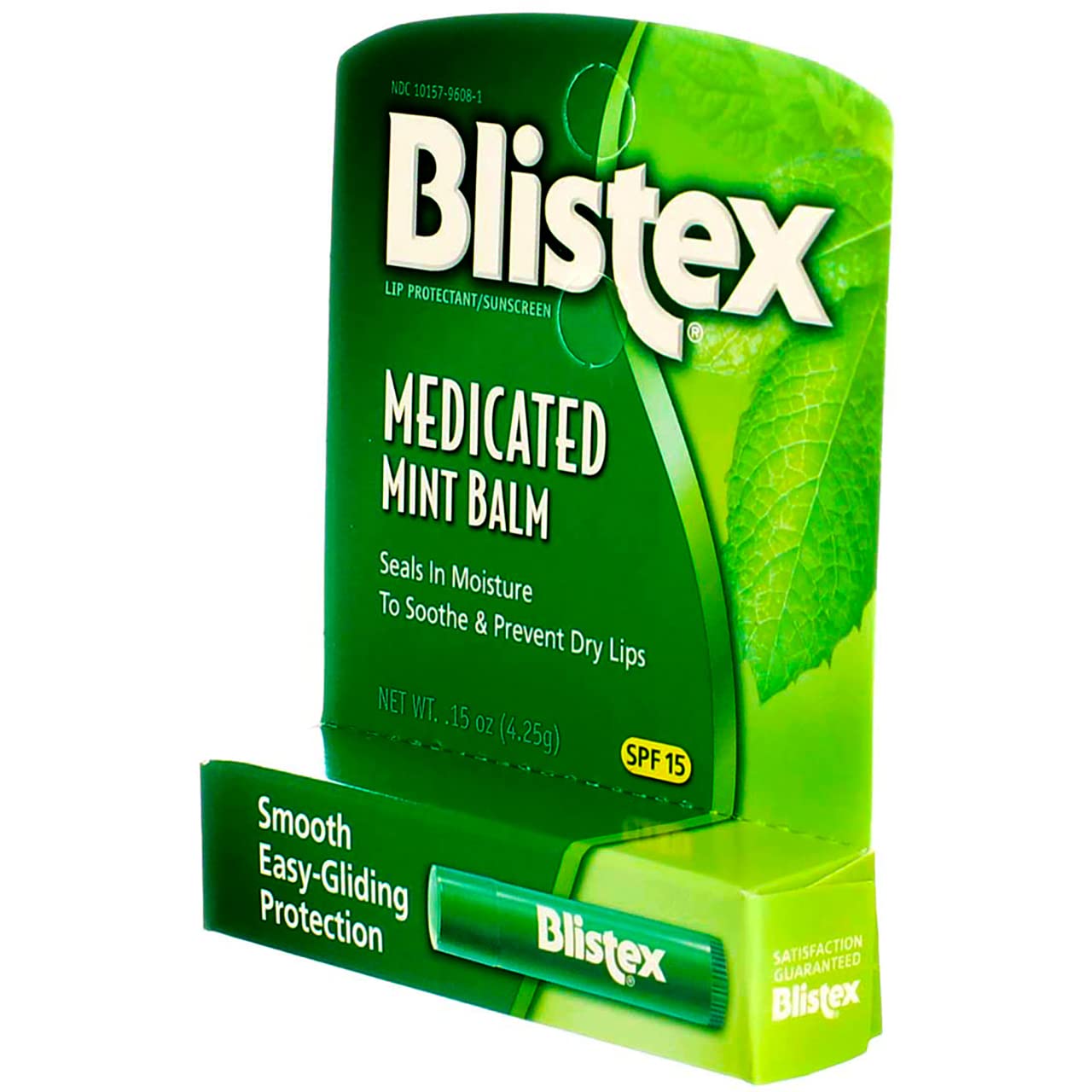 Blistex medicated mint balm SPF 15 compact size fits pockets and purses
