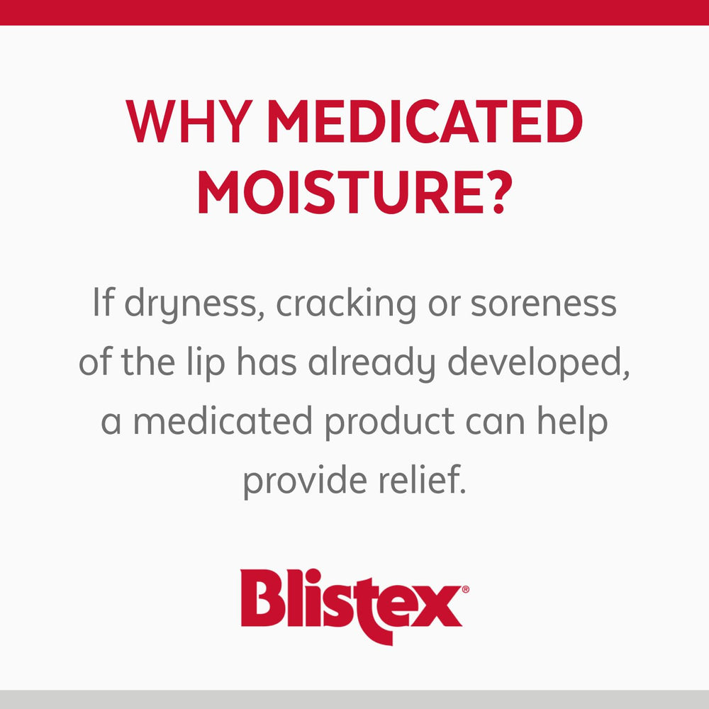 Blistex Medicated Mint lip balm provides soothing, preventive lip care.