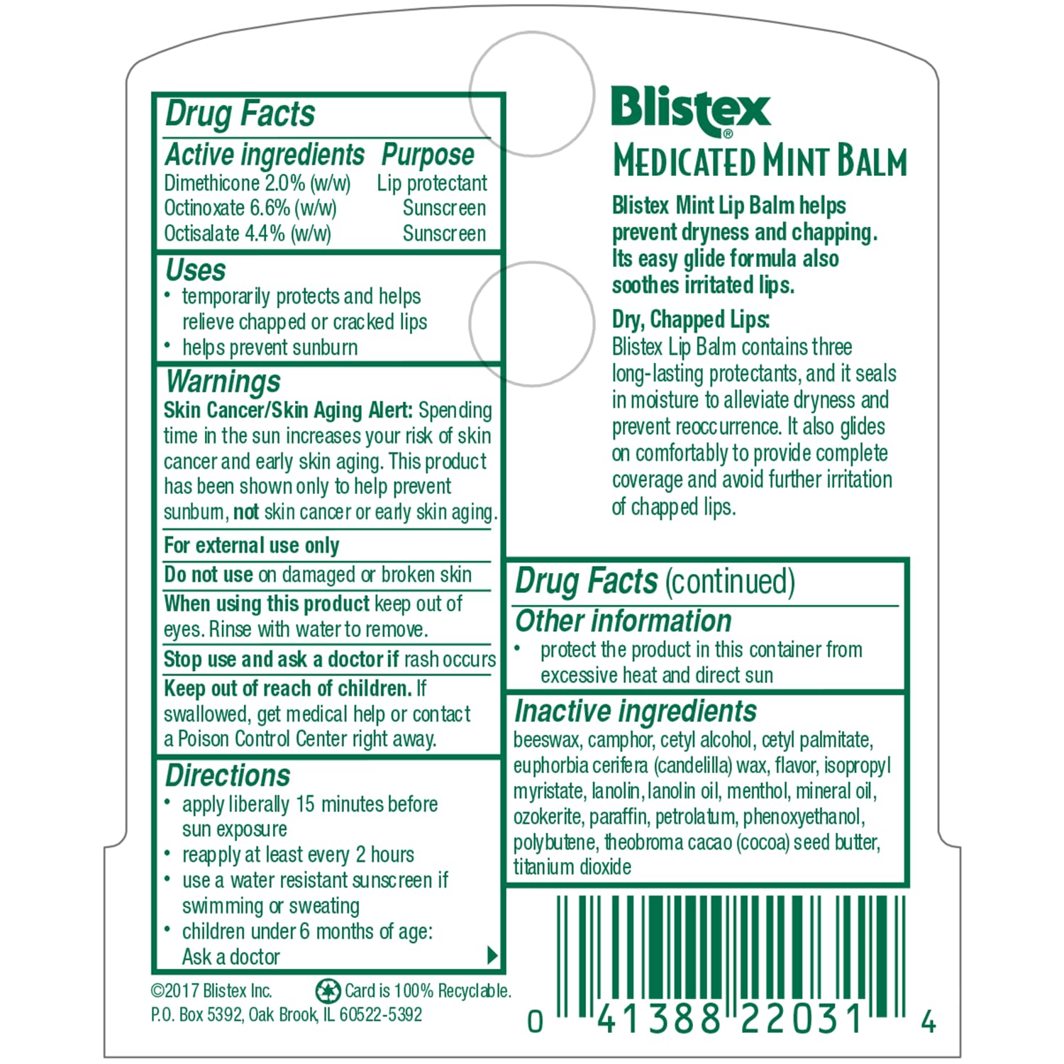 Pack of 24 Blistex lip balm tubes for home and travel use.