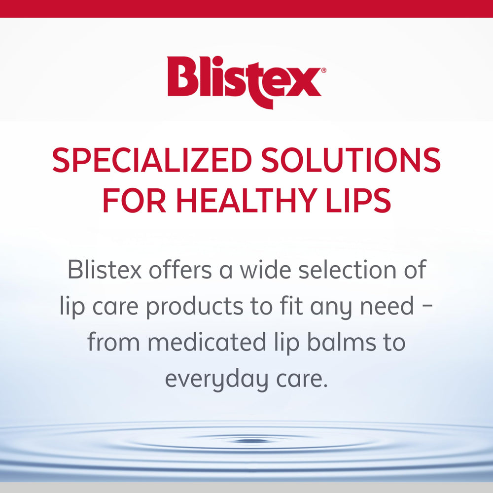 Blistex Silk & Shine lip balm soft-sheen texture promotes comfortable wear all day.
