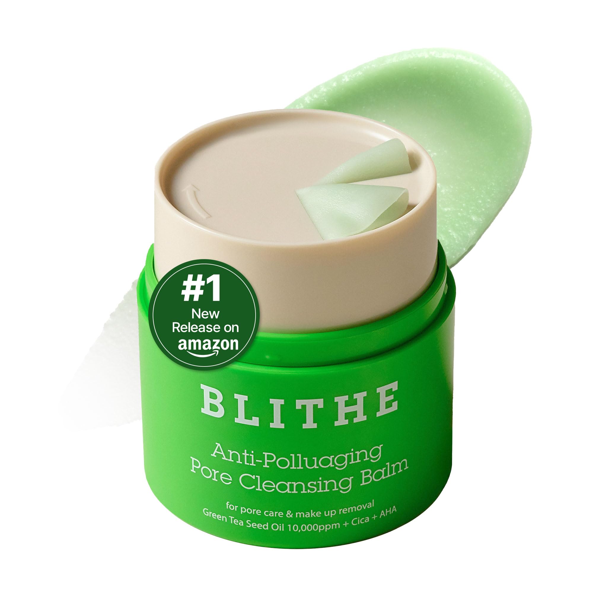 BLITHE cleansing balm twist-up design for fresh, hygienic use.