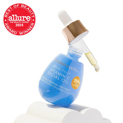 Bloomeffects Royal Tulip Vitamin C Oil dropper emphasizing fast absorption for daily use