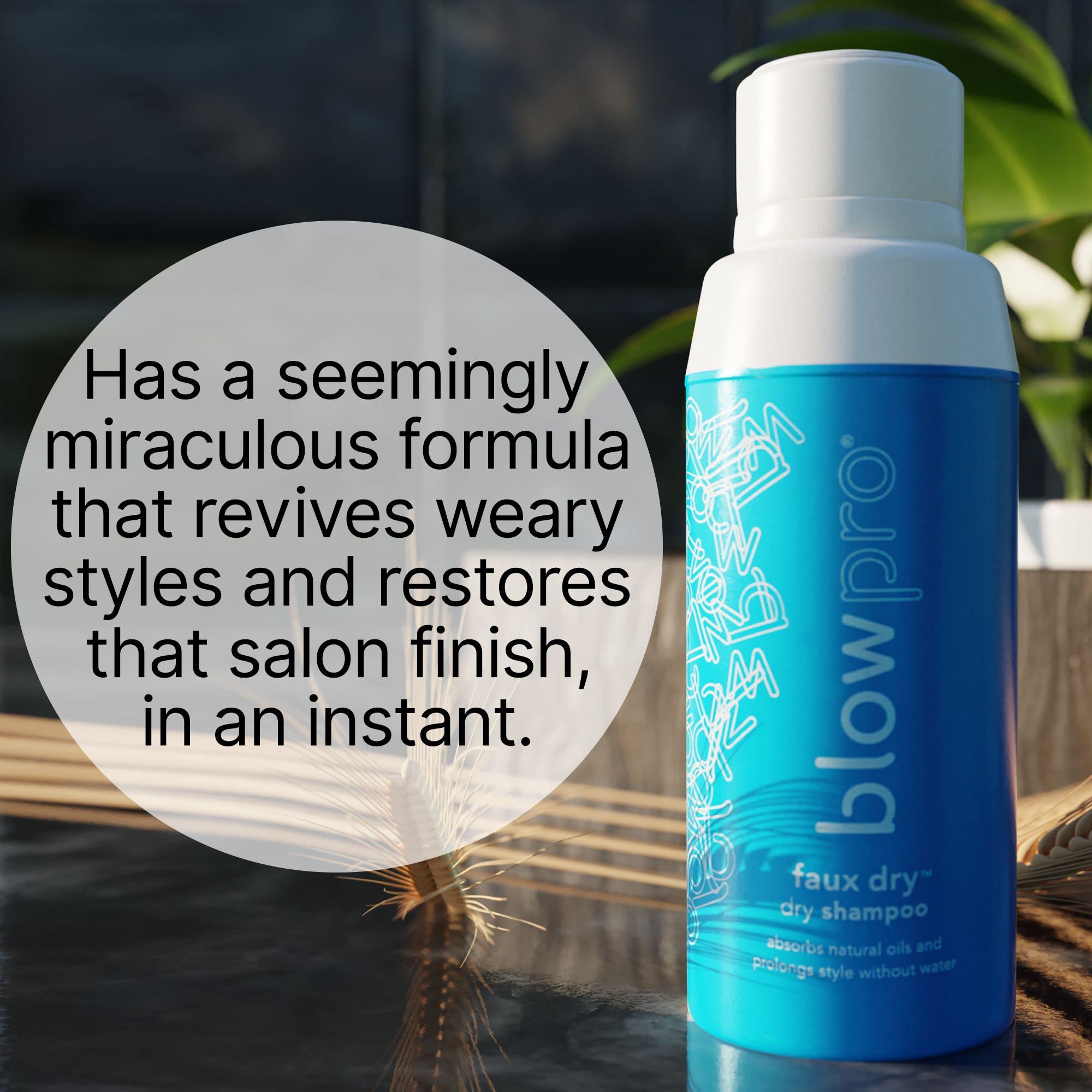 Powder absorbs oil instantly, helping extend style without water.