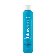 Blowpro Faux Dry Shampoo can dispense powder at the root for a quick refresh.