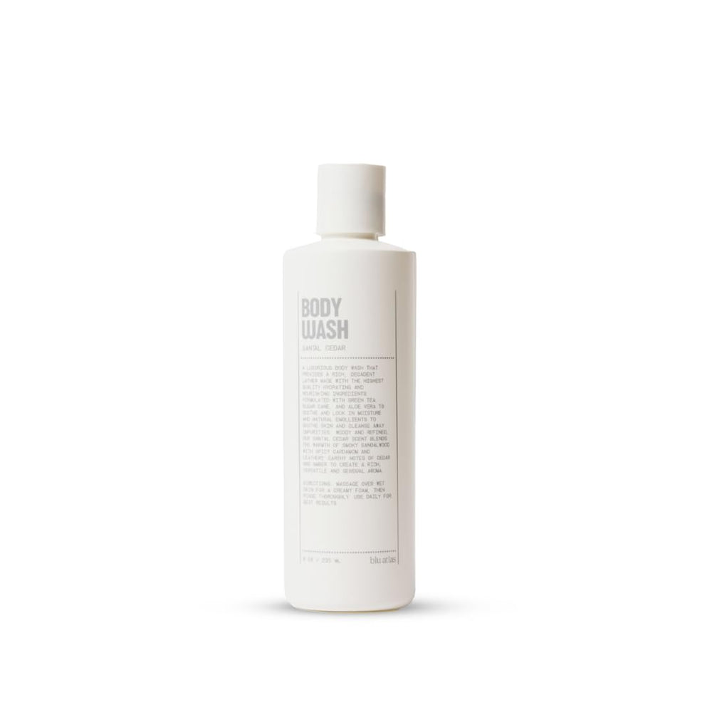 Blu Atlas Santal Cedar Scent—campfire warmth in a bottle.