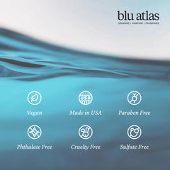 Blu Atlas Bountiful brand logo on white background showcasing clarity and quality.