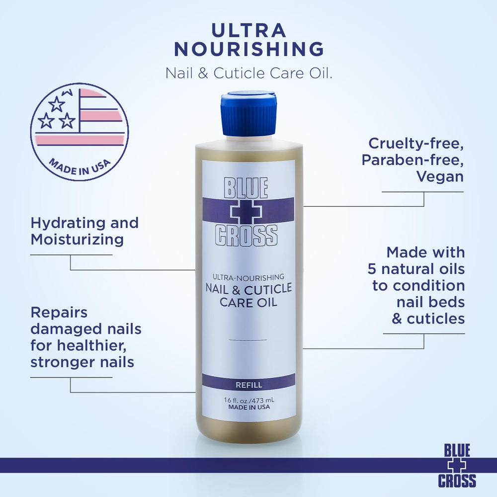 Blue Cross scent highlights lemongrass and lavender for a calming spa-like experience
