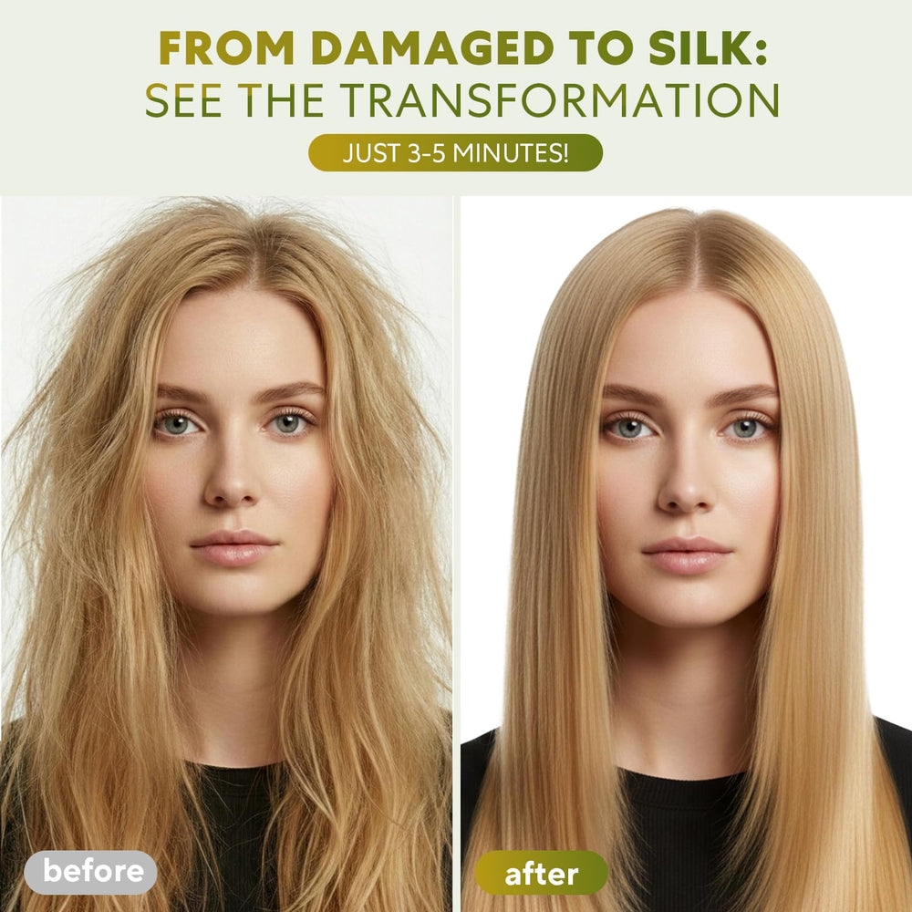 blue fresh ingredient closeup keratin and olive oil for strengthening