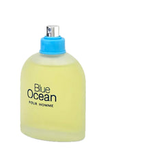 Blue Ocean Pour Homme packaging with sealable cellophane wrap emphasizing freshness.