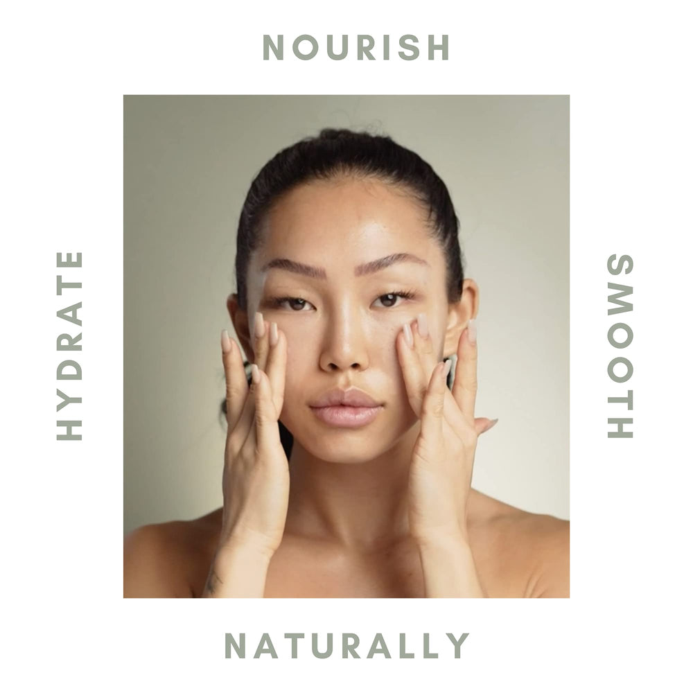 Blue Sage Kale Milky Cleanser ingredients highlighting kale and amino acids