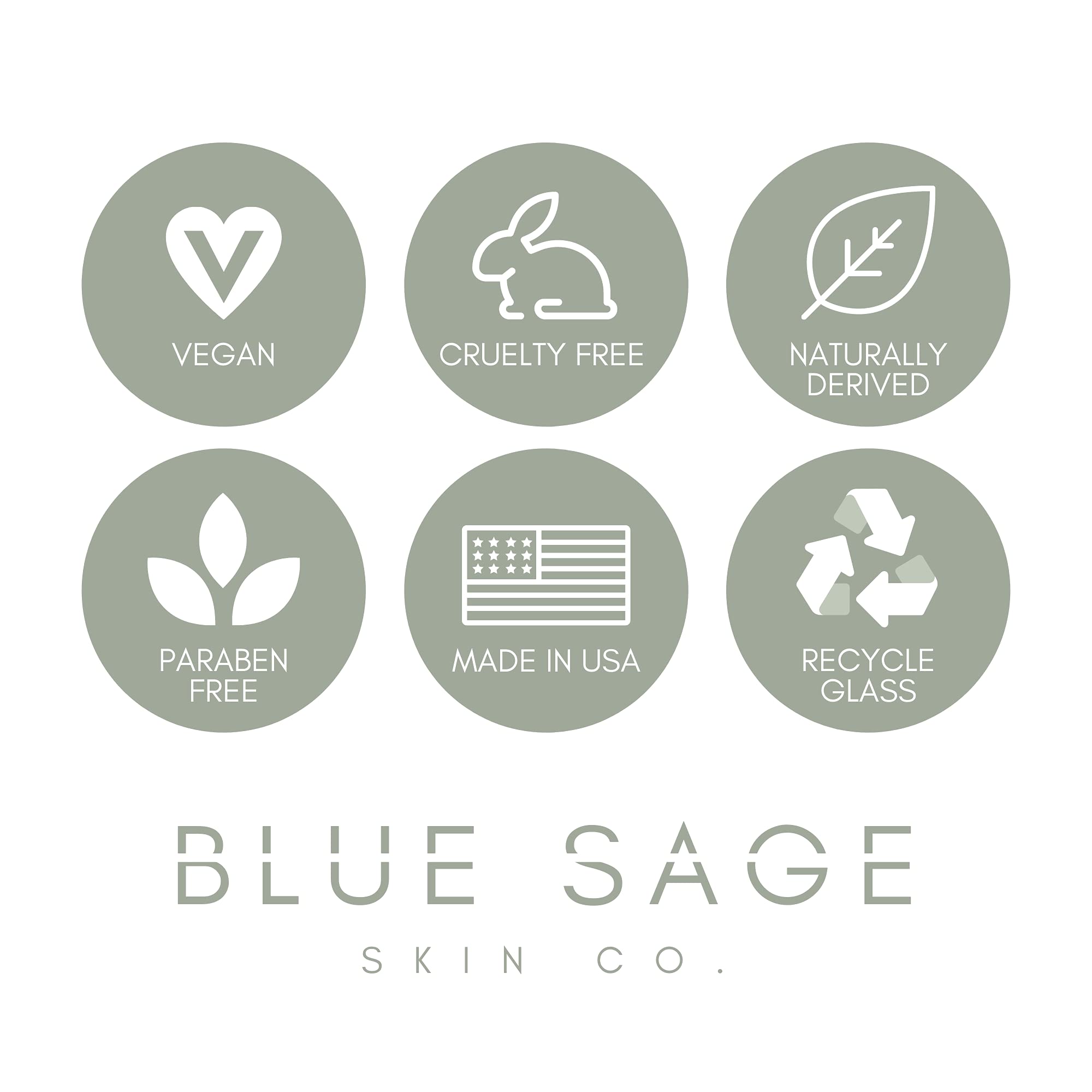 Blue Sage Kale Milky Cleanser pump closeup for easy application