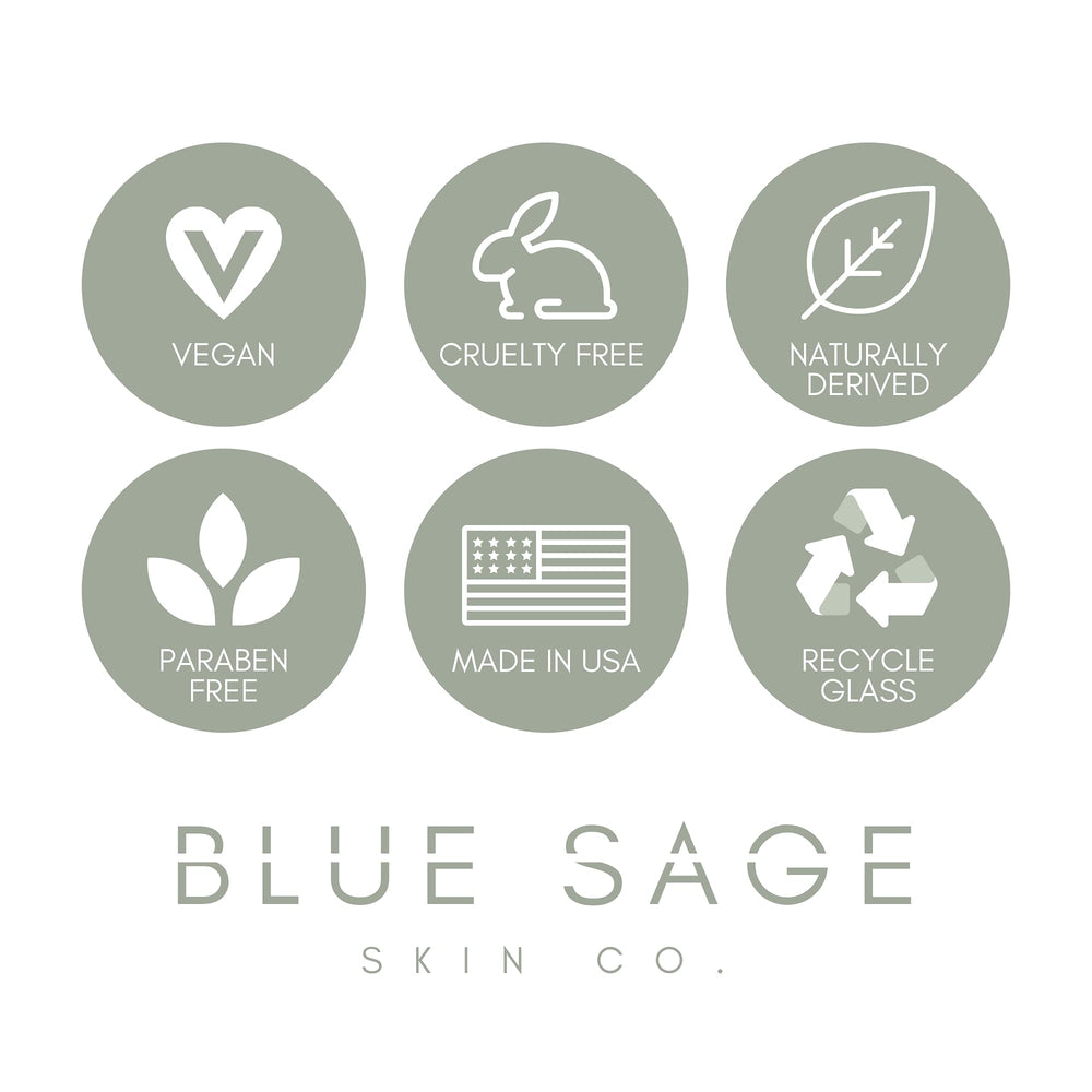 Blue Sage Kale Milky Cleanser pump closeup for easy application