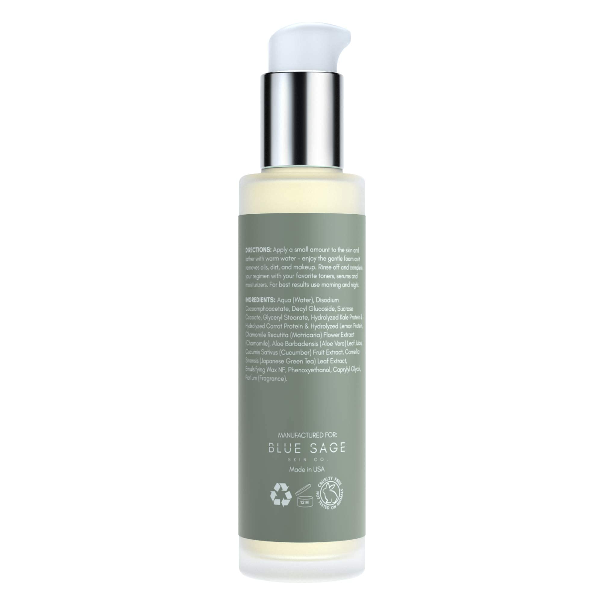 Blue Sage Kale Milky Cleanser urban scene suggesting a fresh start to the day