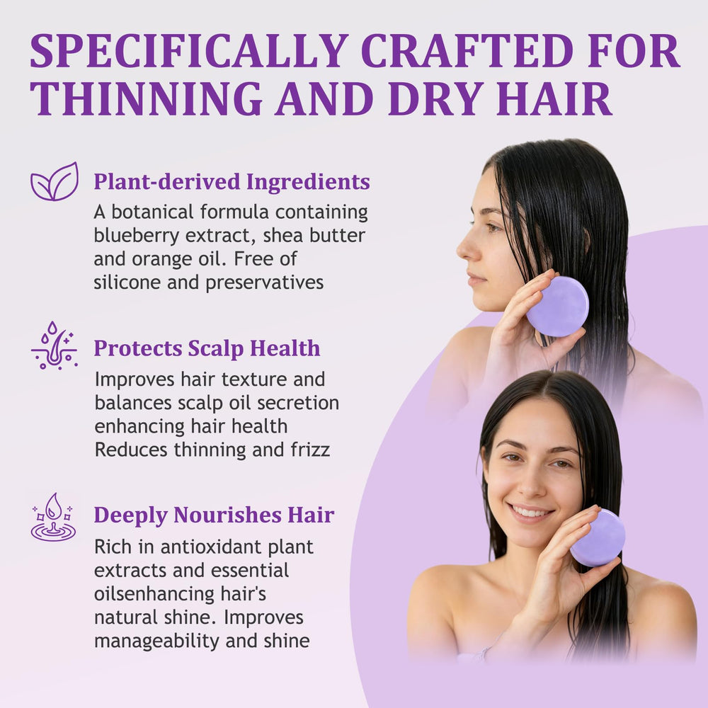 Blueberry Fields Extract bottle highlighting natural nourishment for hair