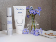 Bluelene packaging shows 50 ml / 1.7 fl oz size.
