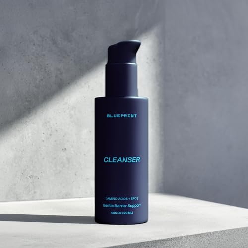 Blueprint Bryan Johnson Gentle Cleanser gel texture shown for a refreshing daily cleanse.
