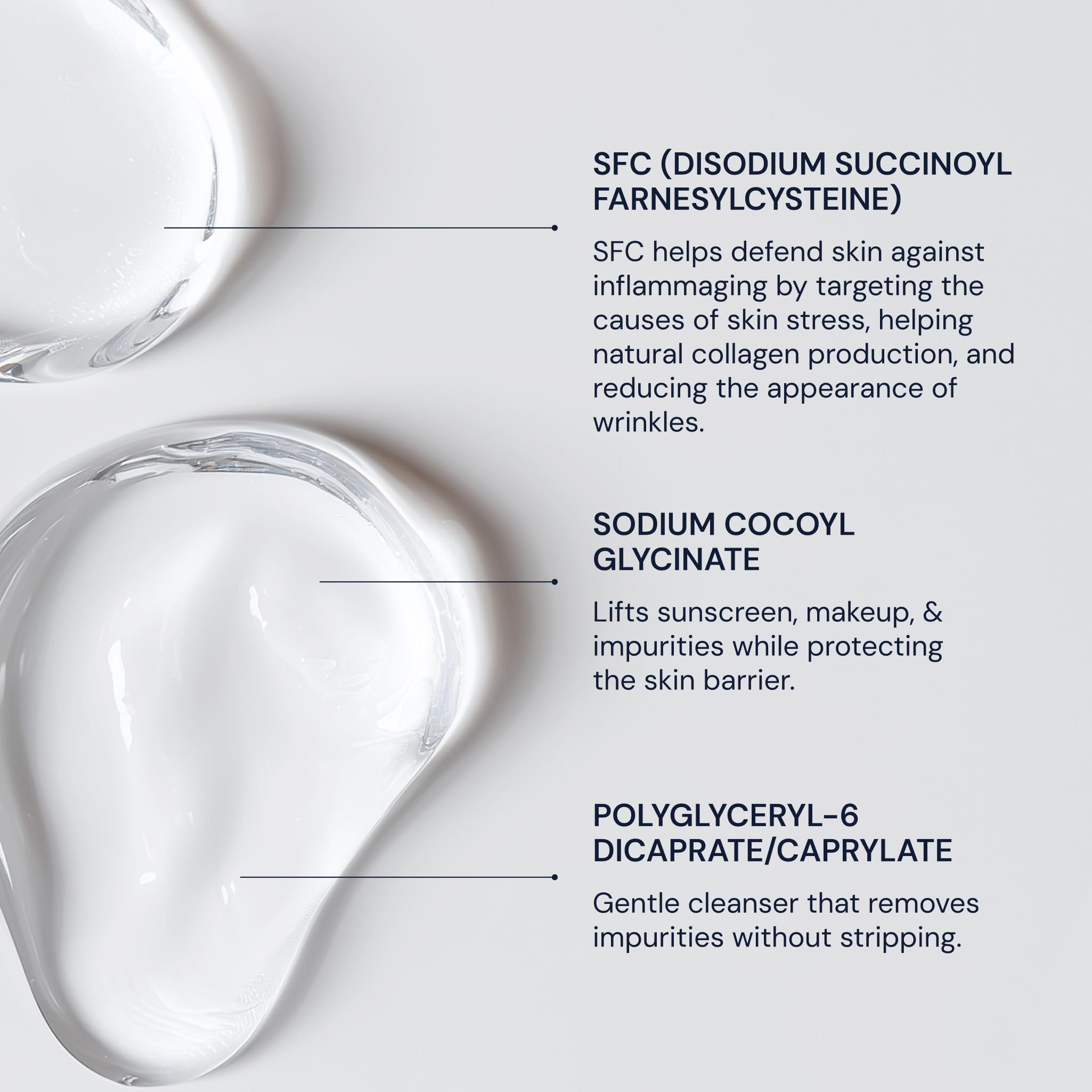 Blueprint Bryan Johnson Gentle Cleanser hyaluronic acid boost for hydrated skin.