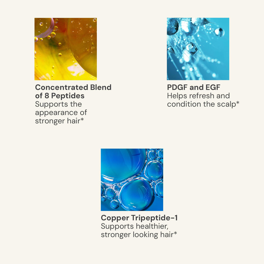 Close-up of Blueprint Bryan Johnson Serum texture absorbing quickly.