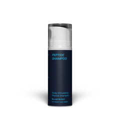 Blueprint Bryan Johnson Peptide Shampoo bottle pour for a fragrance-free, refreshing cleanse.