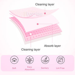 BLUERISE strong-absorption wipes prevent fibers shedding during removal