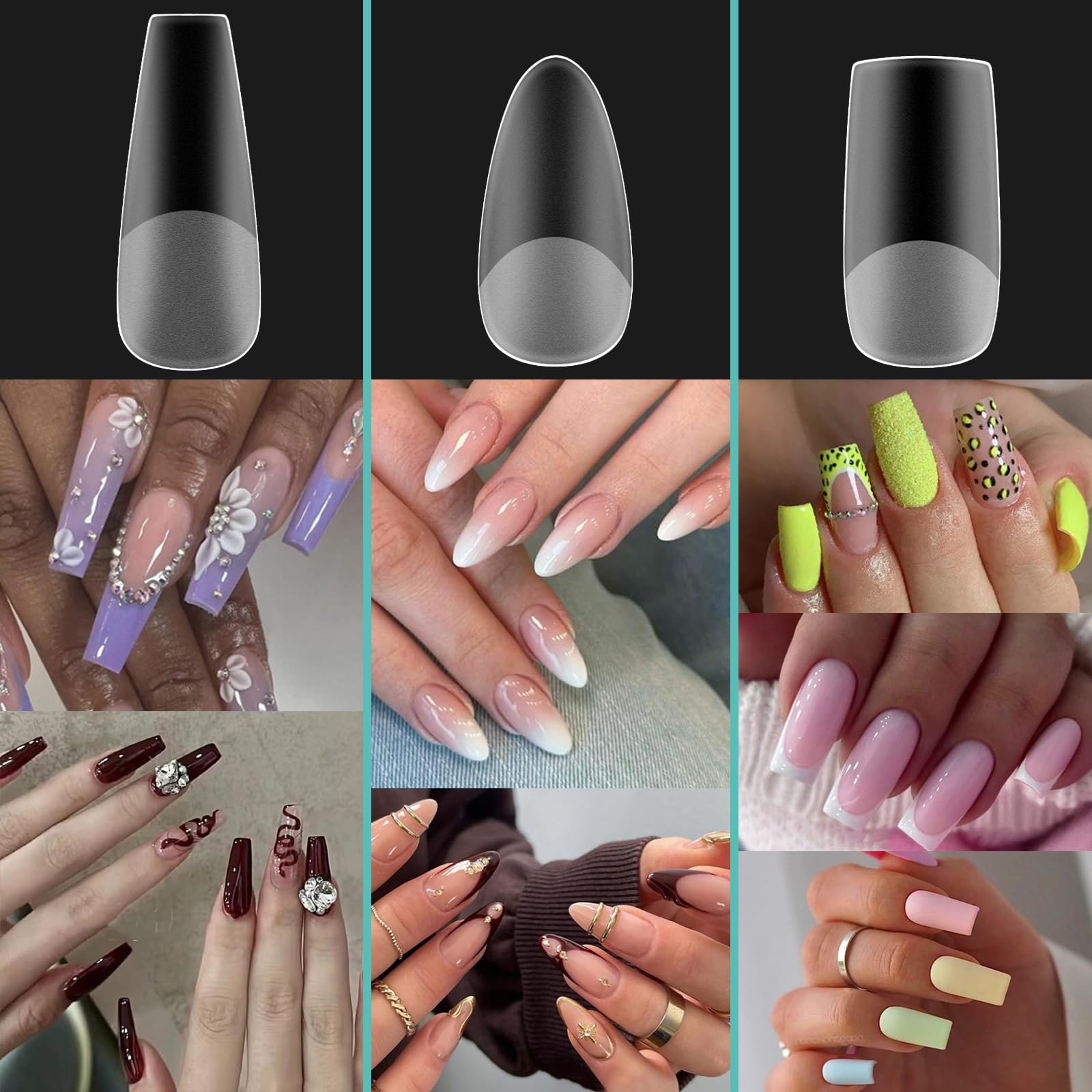 BlueZOO full matte surface tips for even color application