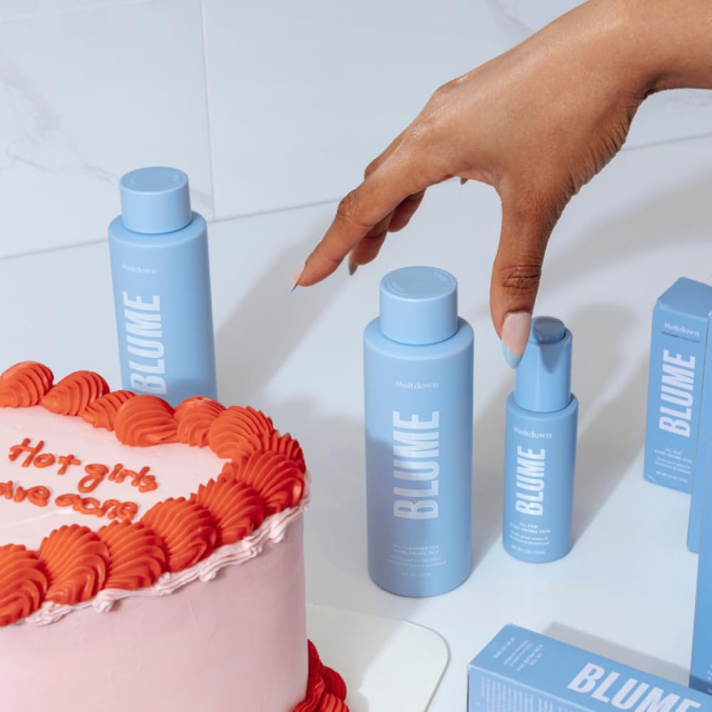 Blume Meltdown vegan cruelty-free symbol and clean ingredients.