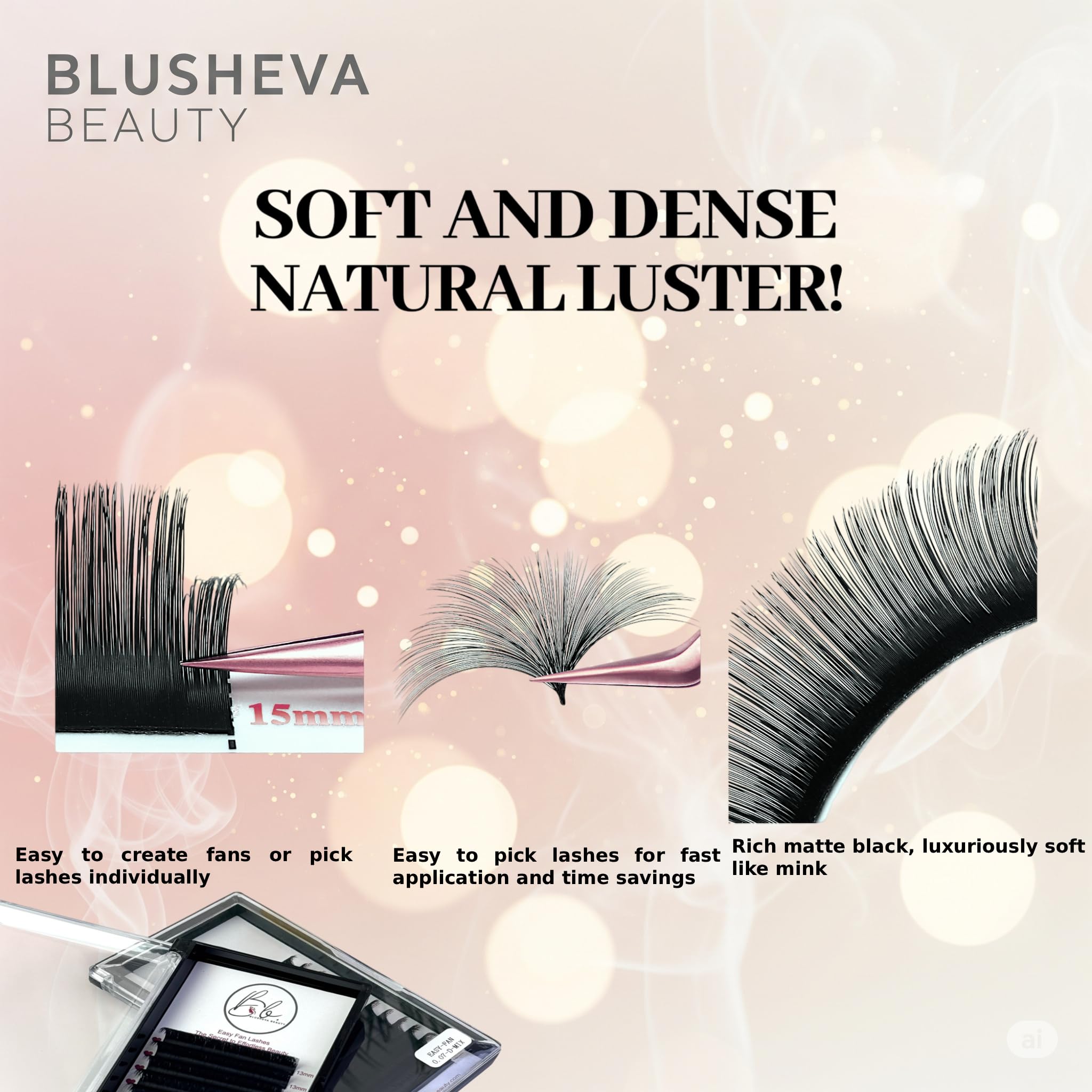Blusheva Beauty lifestyle salon setting portraying professional finish and client appeal