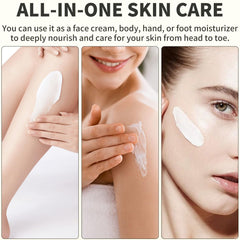 BMDYJK balm applied to the face for daily hydration and comfort.
