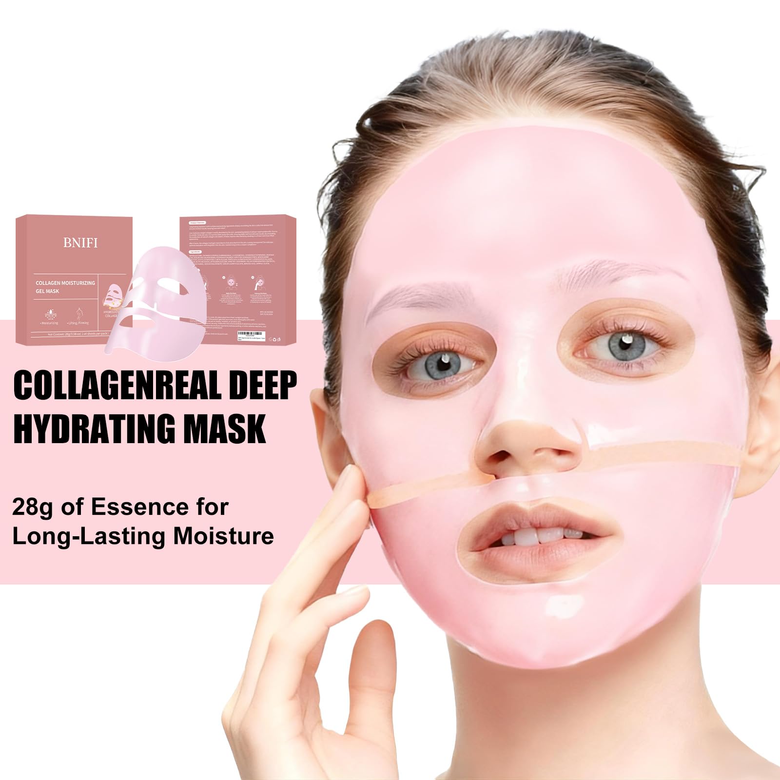 BNIFI mask changing from opaque to transparent during absorption.