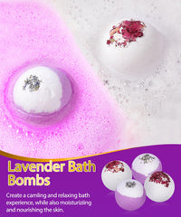 Bnlcd lavender bath salts for a soothing soak.