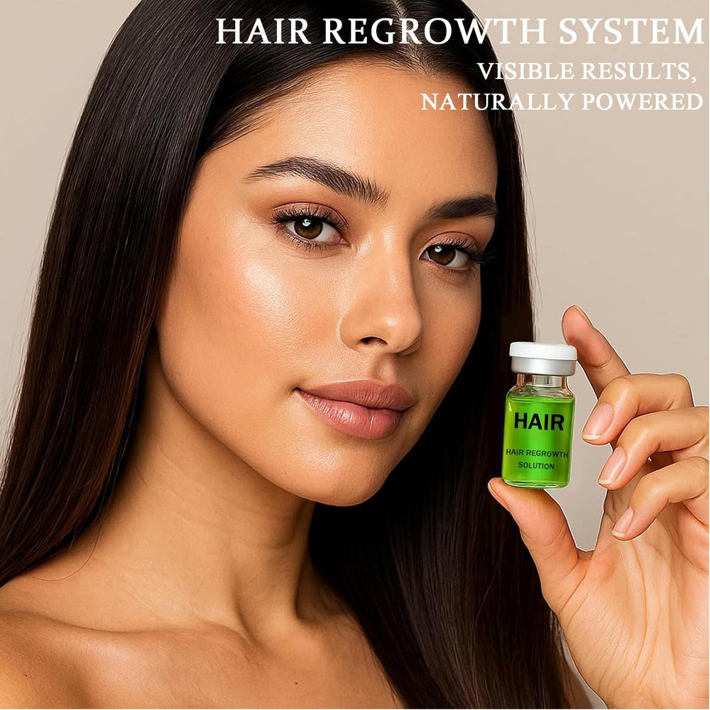 Boaccy Hair Regrowth System Packaging showcases the complete kit for daily scalp care.