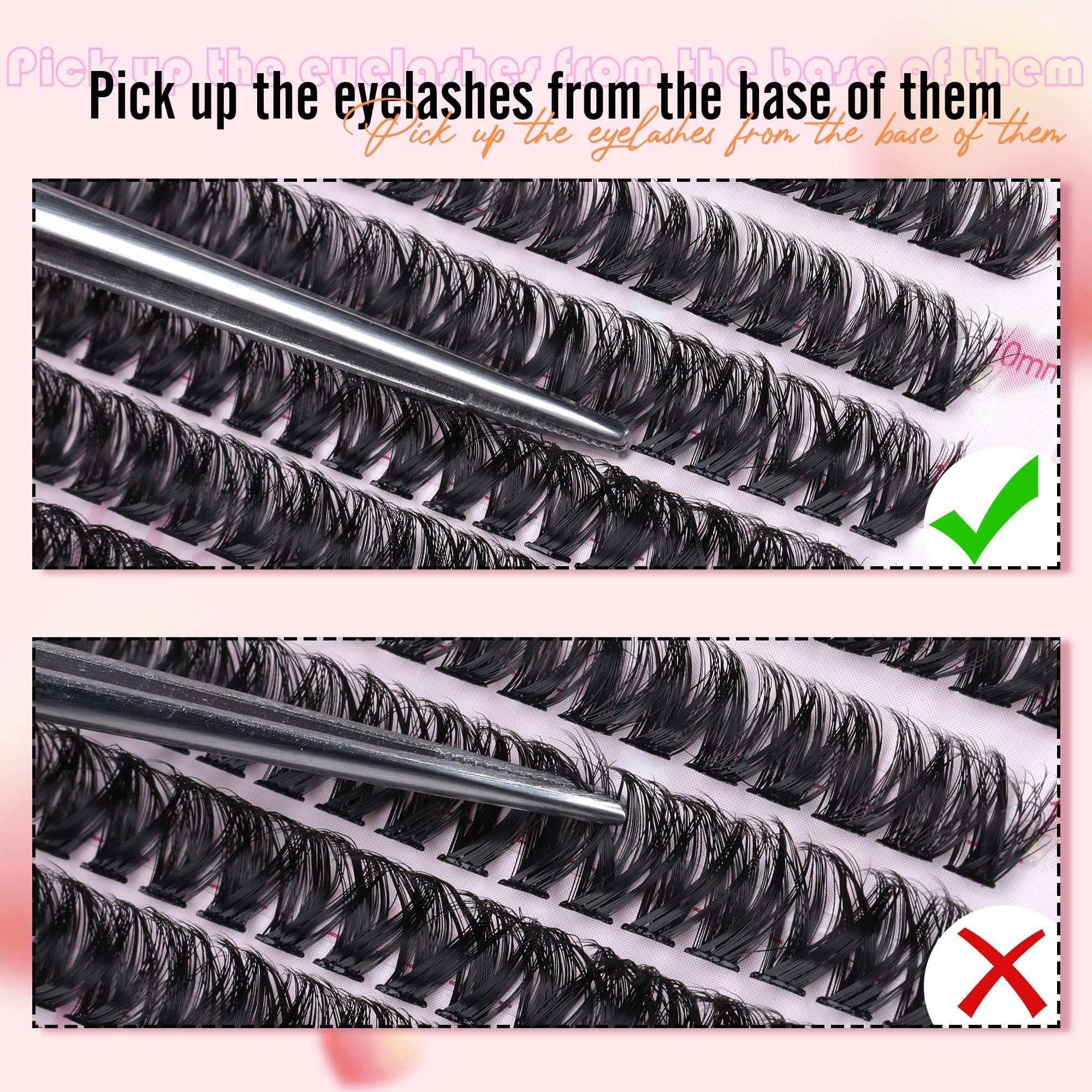Boahankuke lash clusters for home use, ideal for events and daily wear.