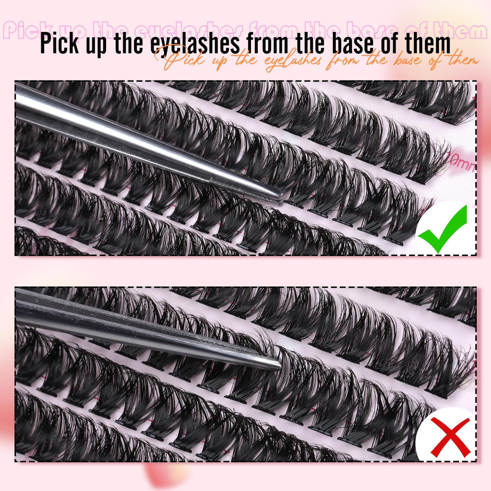 Boahankuke lash clusters for home use, ideal for events and daily wear.