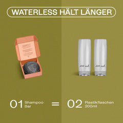 B.O.B Detox Solid Shampoo Bar with recycling icon highlights sustainable bathroom choice.