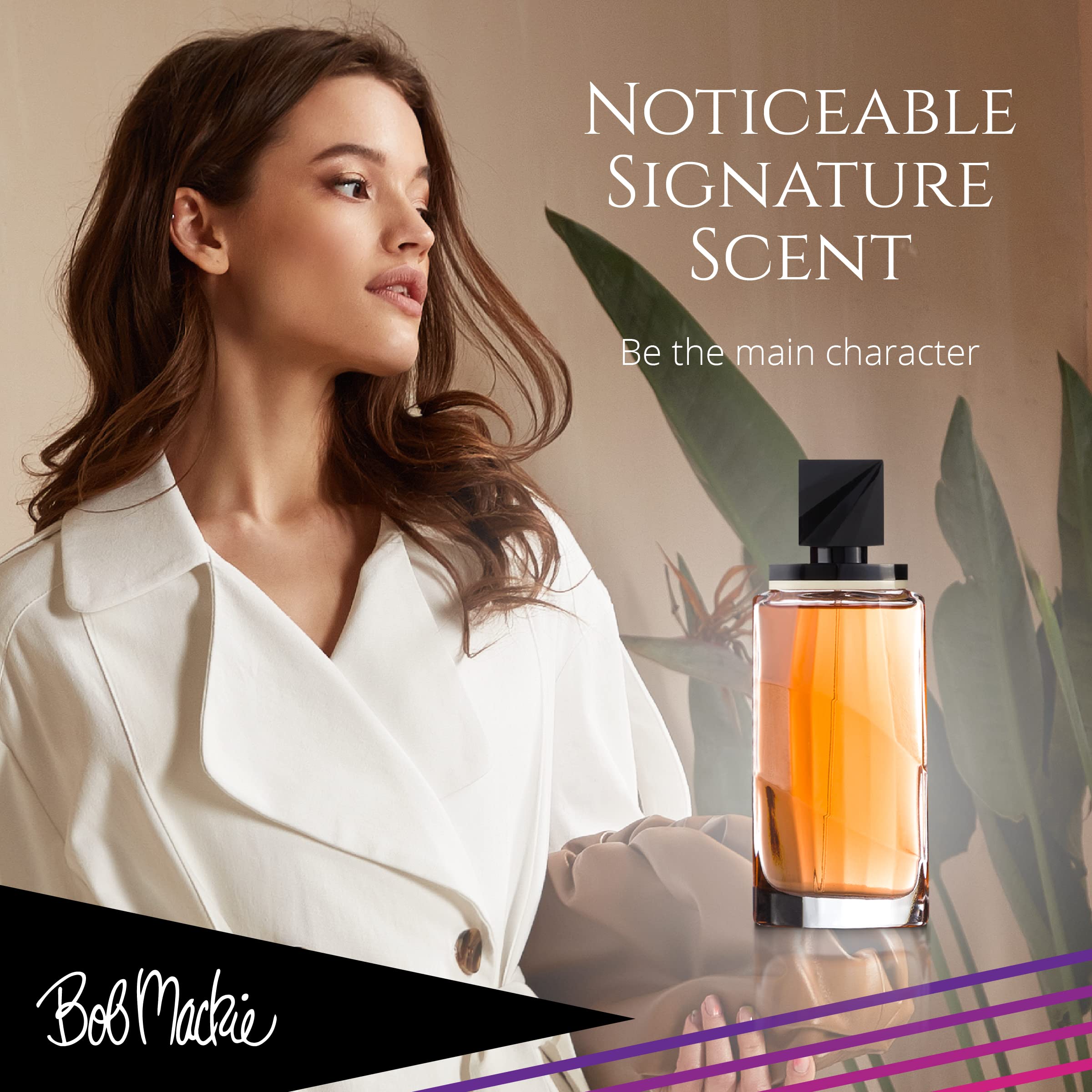 Bob Mackie citrus and floral notes for a fresh, feminine profile.