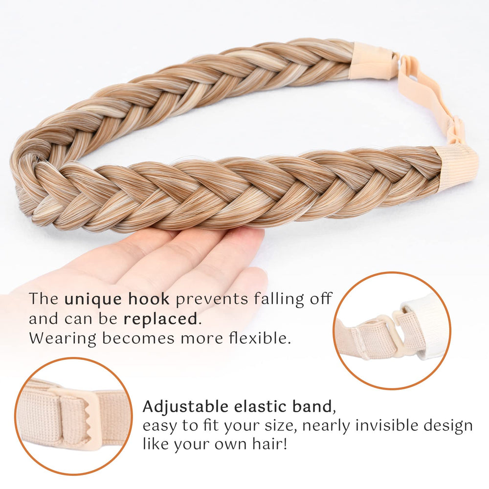 BOBIYA braided headband golden blonde packaging and premium presentation