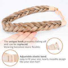BOBIYA braided headband golden blonde packaging and premium presentation