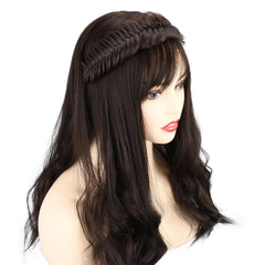 BOBIYA heat-resistant fibers resembling natural hair in headband