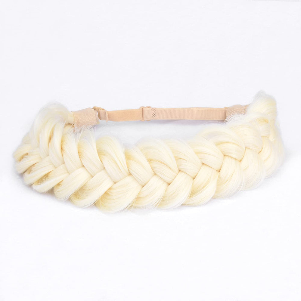 BOBIYA Platinum Messy Wide 2 Strands Headband, stylish daily wear