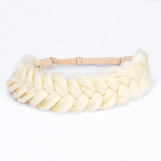 BOBIYA Platinum Messy Wide 2 Strands Headband, stylish daily wear