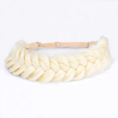 BOBIYA Platinum Messy Wide 2 Strands Headband, stylish daily wear
