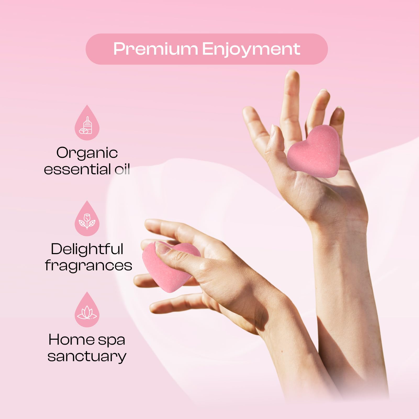BoboSweeTree heart-shaped steamer pink pack showcasing gift-ready spa moment.