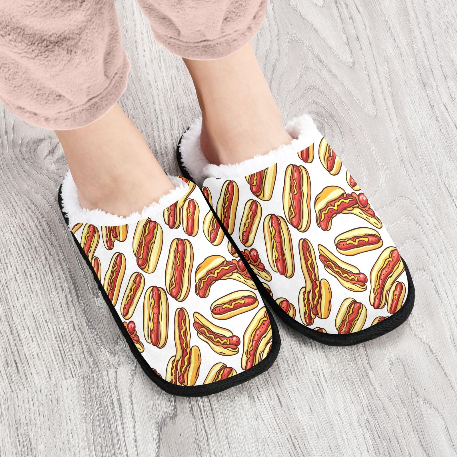 Boccsty slippers with warm plush interior ideal for lounging at home.
