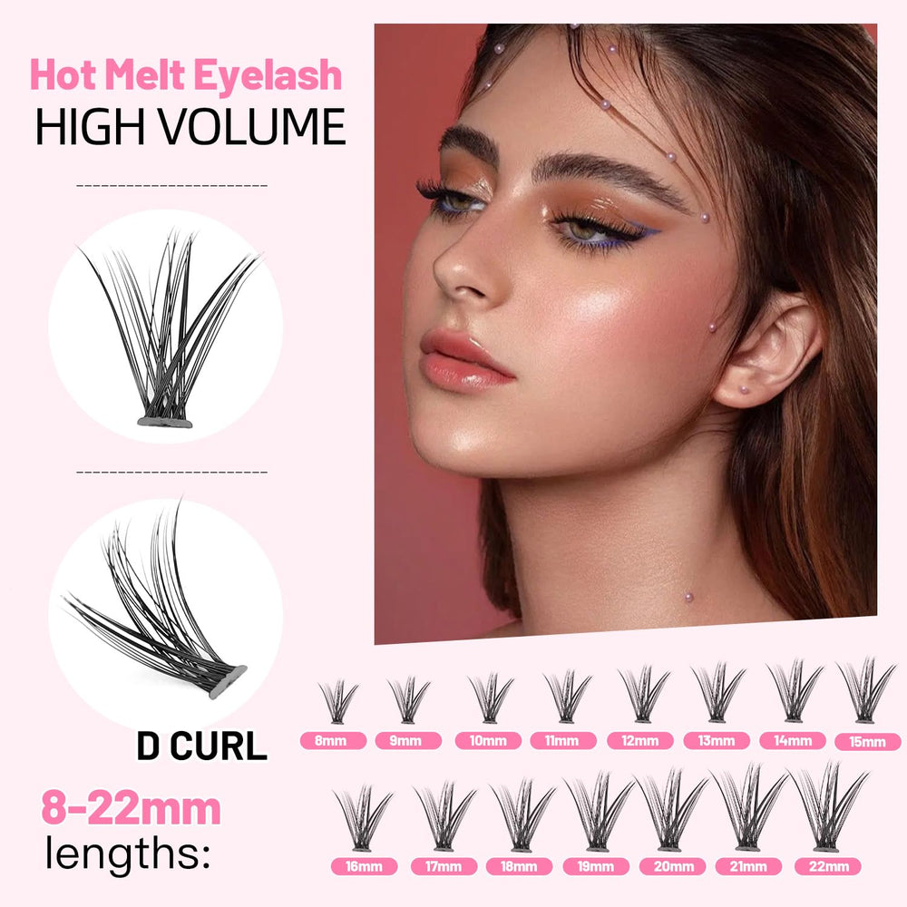 Bodermincer 120pcs in 6 rows supports varied lash projects.