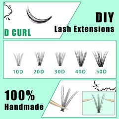 Bodermincer lash application tips with tweezers for clean placement