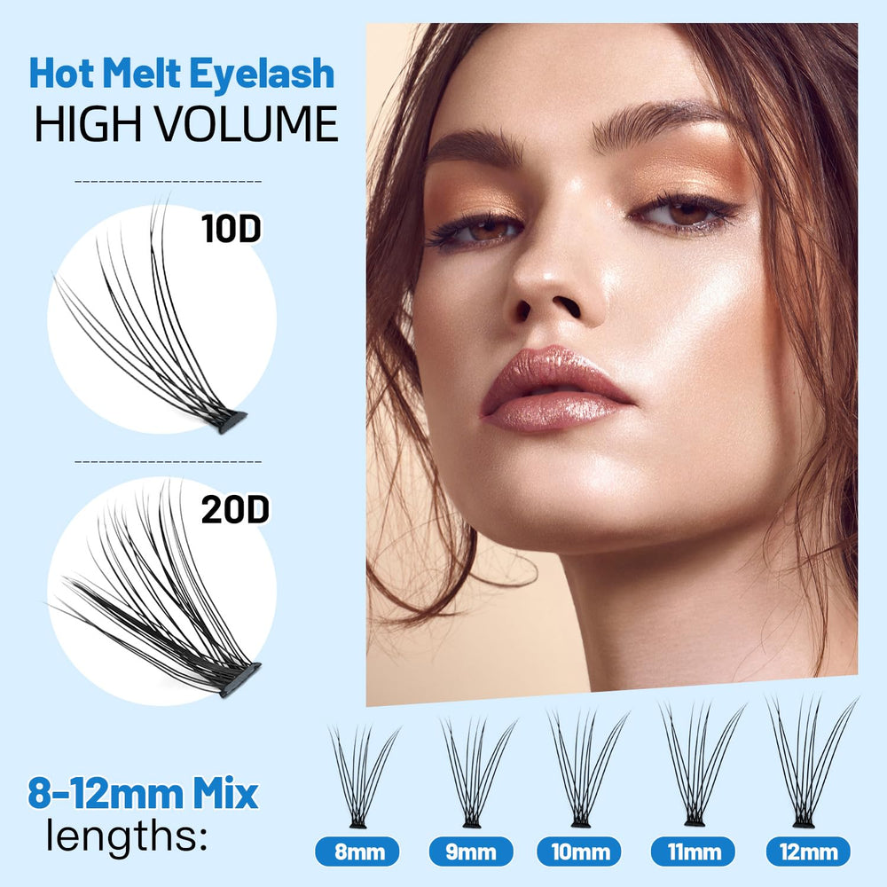 Bodermincer Lash Extension 10-11mm extensions for natural lift.