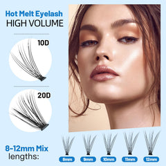 Bodermincer Lash Extension 10-11mm extensions for natural lift.