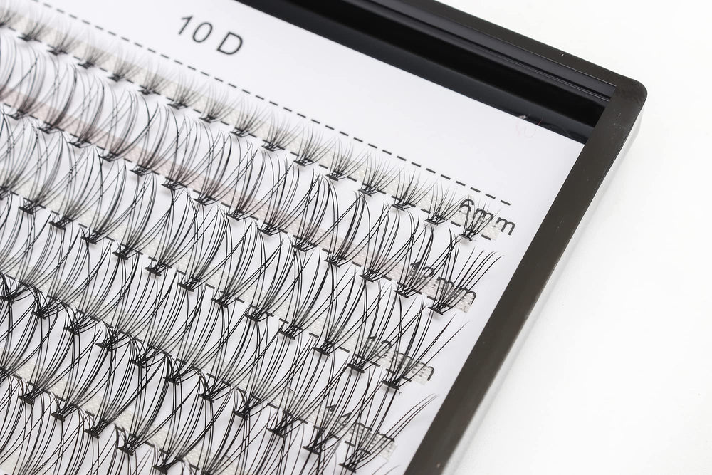 Bodermincer mixed-length trays enable versatile lash designs.