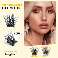 Bodermincer glossy fiber lash extensions offer natural shine.