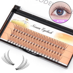 Bodermincer true-black glossy lashes for bold eye definition.